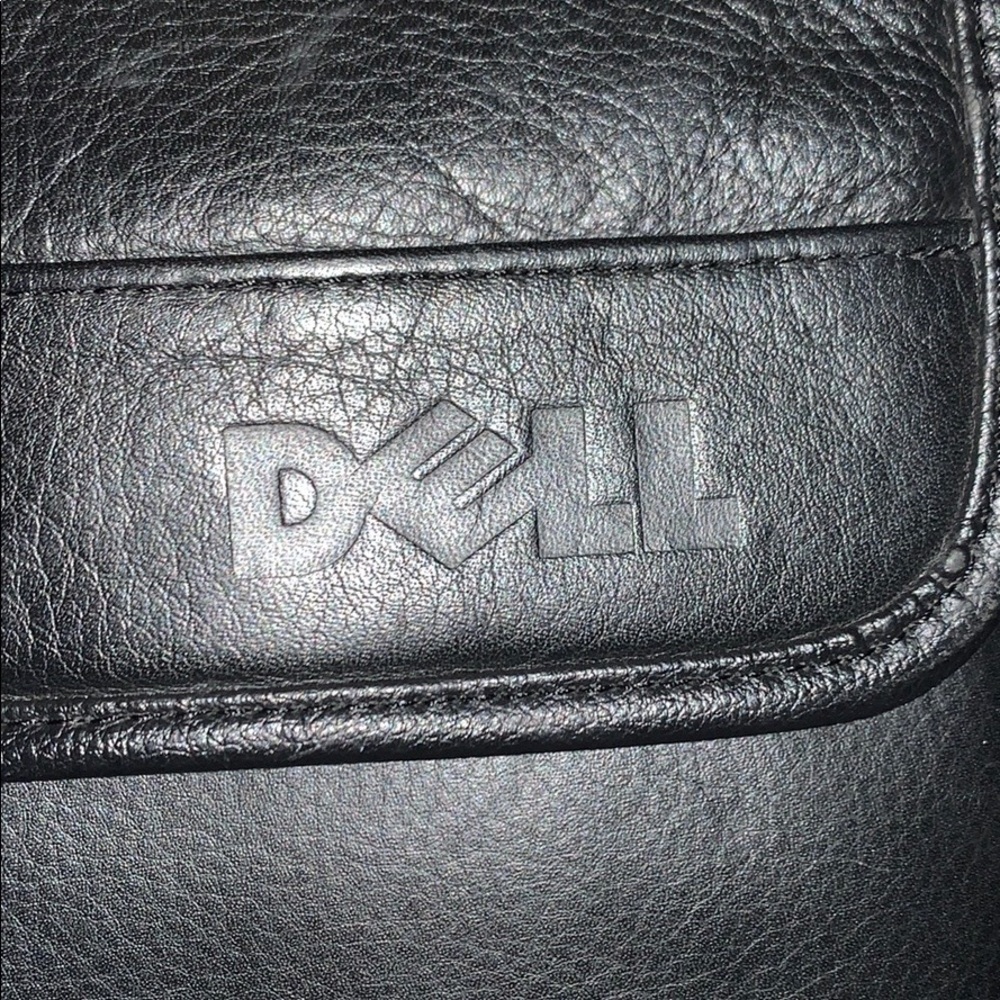 Dell leather Laptop bag, never used